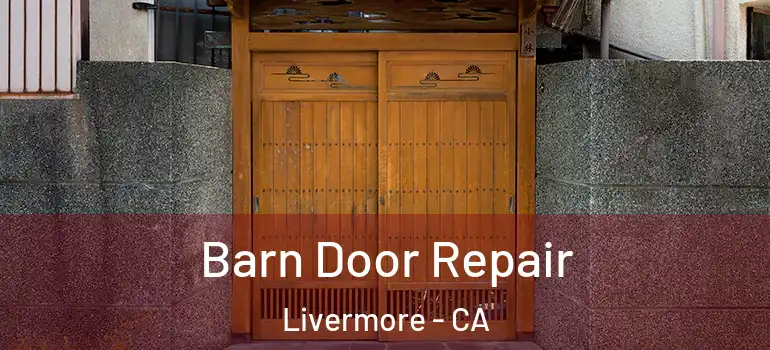  Barn Door Repair Livermore - CA