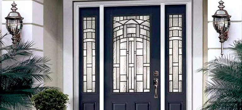 Stained Glass Door Panels in Livermore, CA