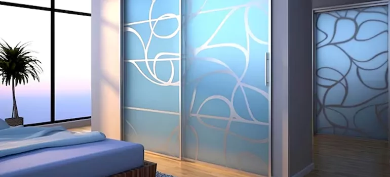 Frosting Glass Cabinet Doors in Livermore, CA