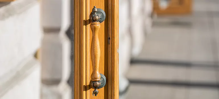 Wooden Pull Bar Installation in Livermore, CA