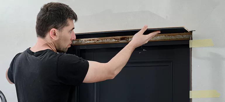 Wood Door Hole Repair in Livermore, CA
