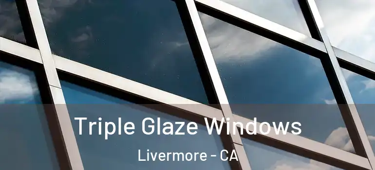  Triple Glaze Windows Livermore - CA