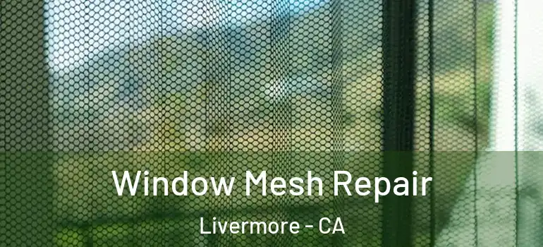  Window Mesh Repair Livermore - CA